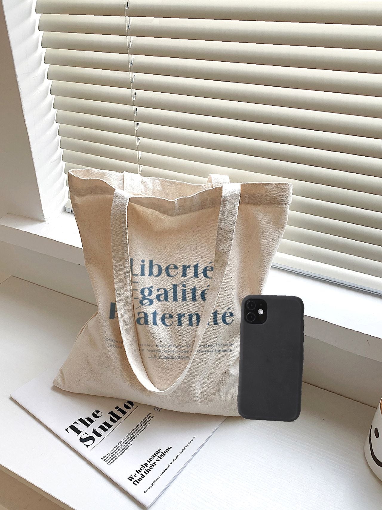 Maxct - Letter Graphic Shopper Bag  - Women Tote Bags