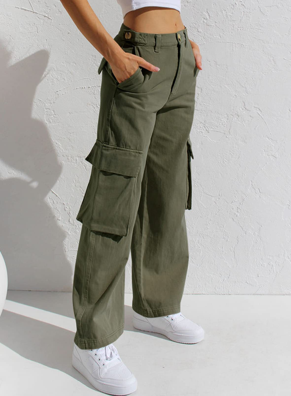 Vintage Pocket Baggy Cargo Jeans Maxct