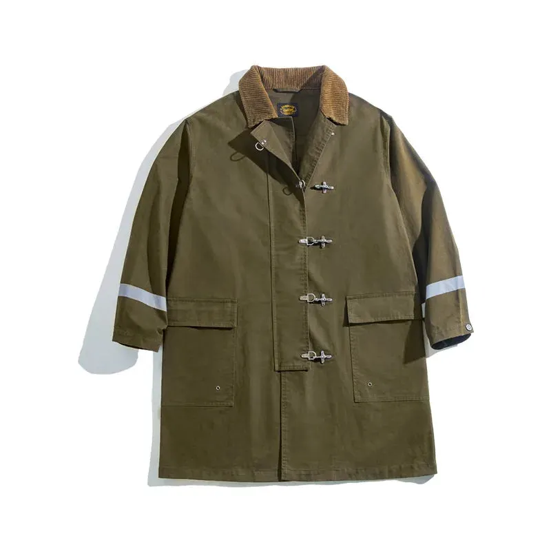 Maxct Metal Buckle Workwear Overcoat