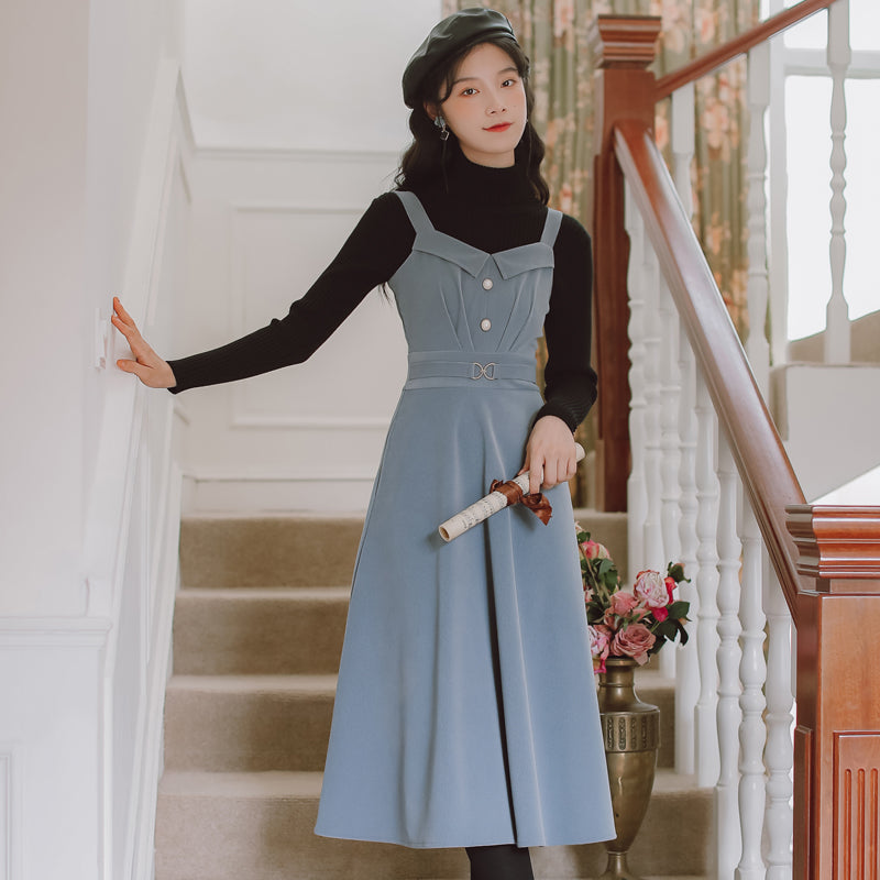Corduroy Pearl Cami Midi Dress Maxct