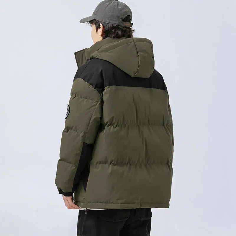 Maxct Velvet Hooded Cotton Jacket