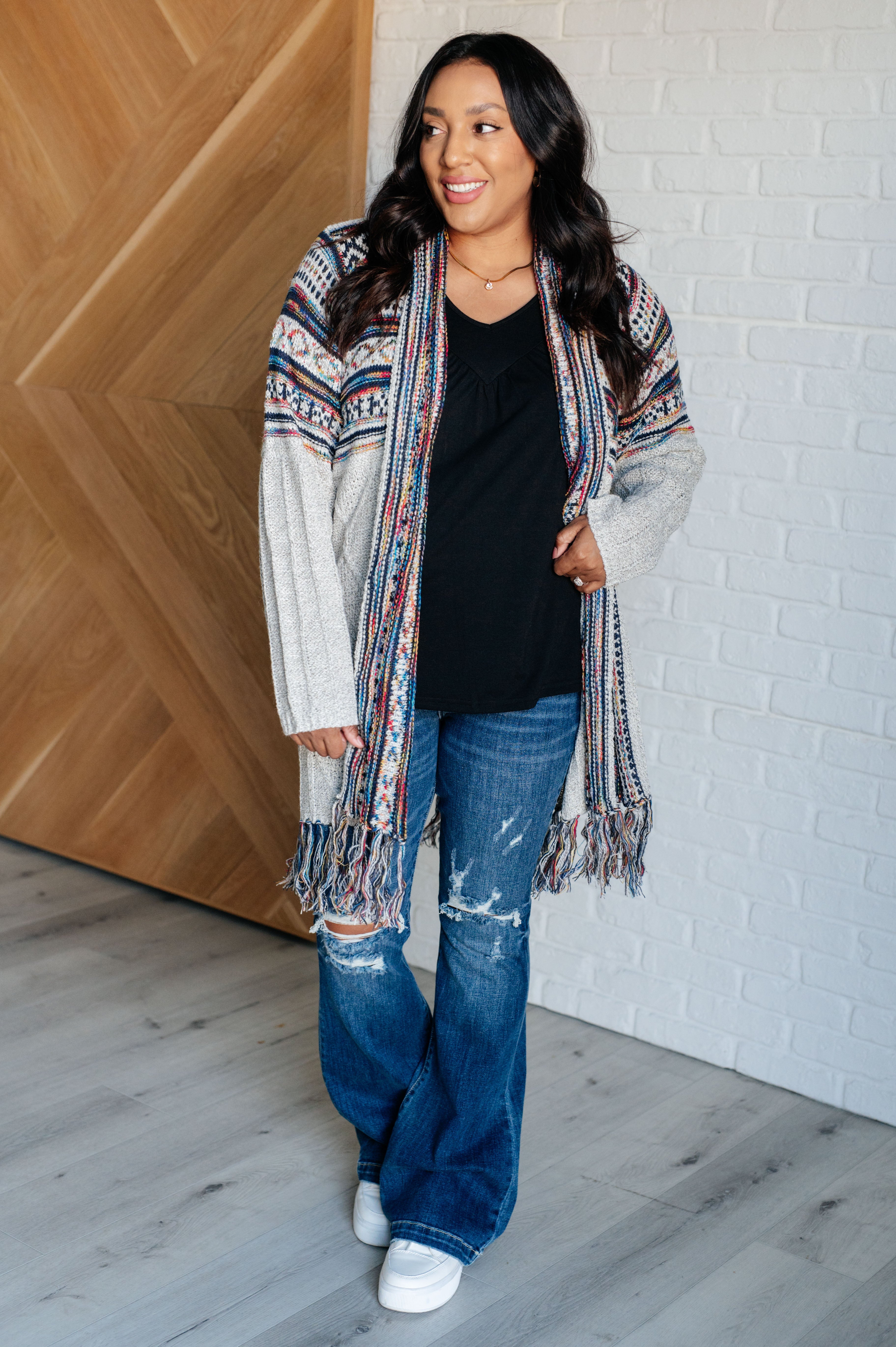 Maxct &Oh So Lucky Fringe Cardigan