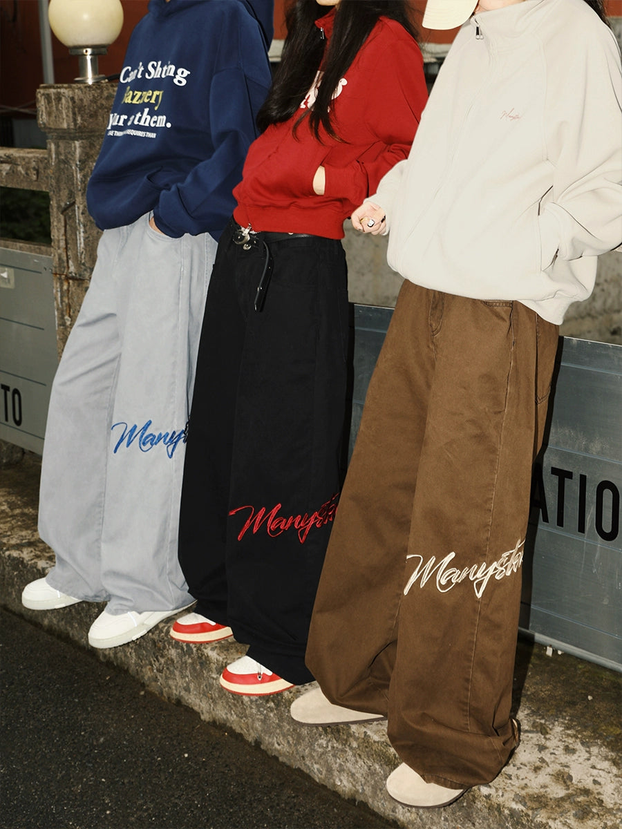 MANYSTON Side Logo Jeans Maxct