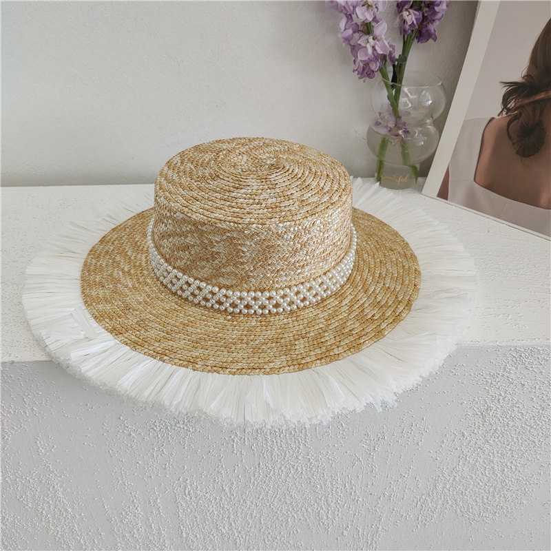 Sun Hat Fashion Wind Straw Women's Burrs Straw Hat
