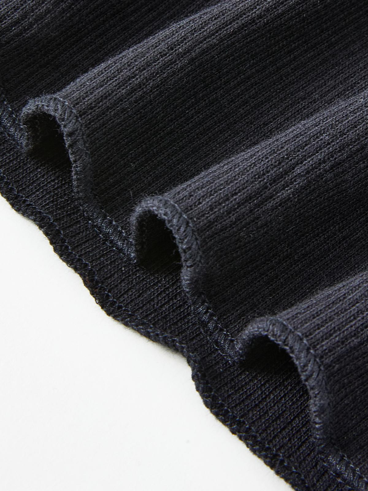 Simple Knitted Long Sleeve Mini Dress Maxct