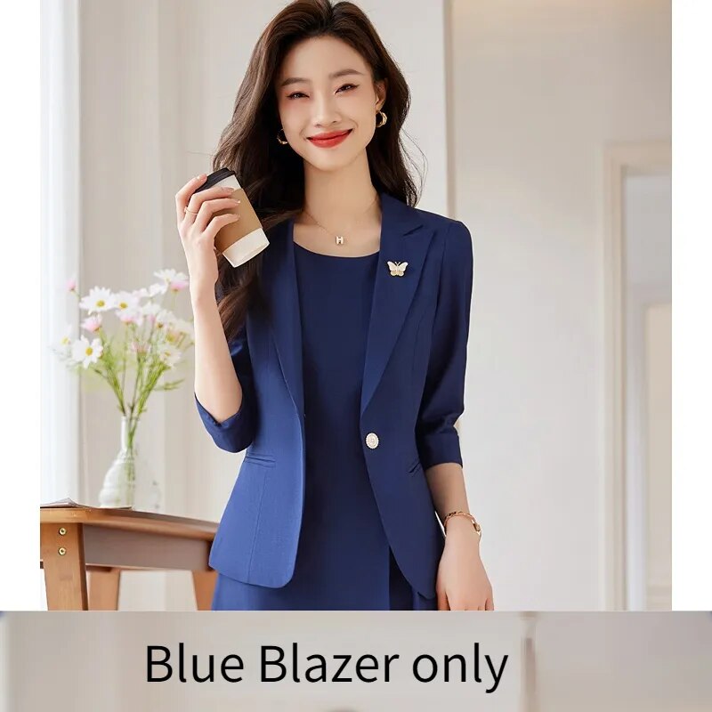 Maxct Professional Women Suit Fashionable Minimalist Style to Show the Workplace Style Dress with Blazer New in Matching Sets