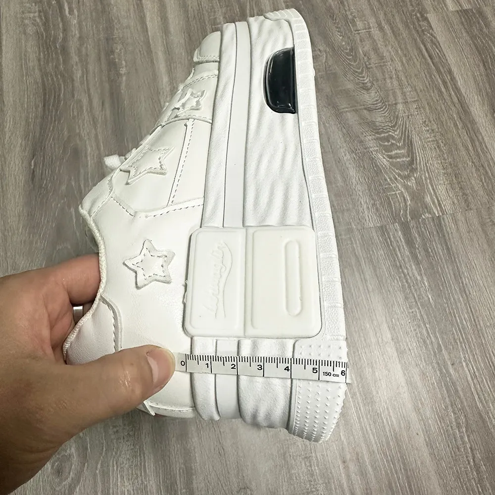 Thick Platform Shoes Stars Trainers: Chunky Platform Sneakers