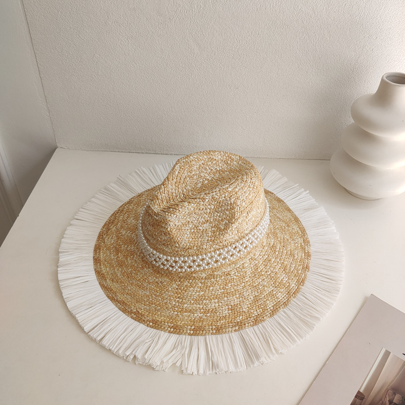 Sun Hat Fashion Wind Straw Women's Burrs Straw Hat