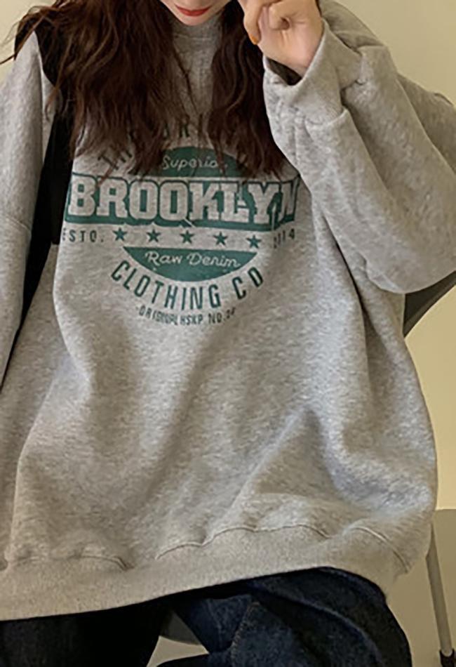 Maxct Brooklyn Graphic Crew Sweatshirt