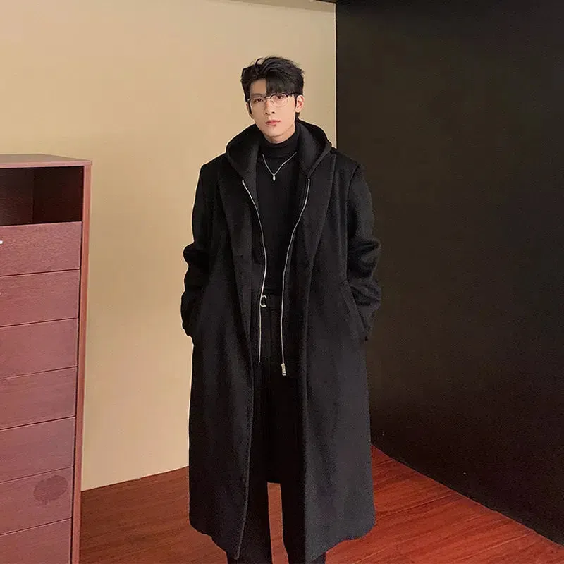 Maxct Hooded Two-piece Wool Trench Coat