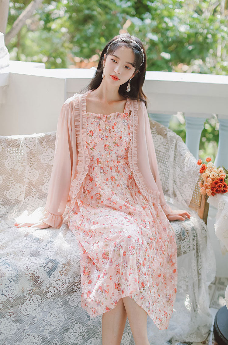 Tea Cup Floral Cami Dress Maxct