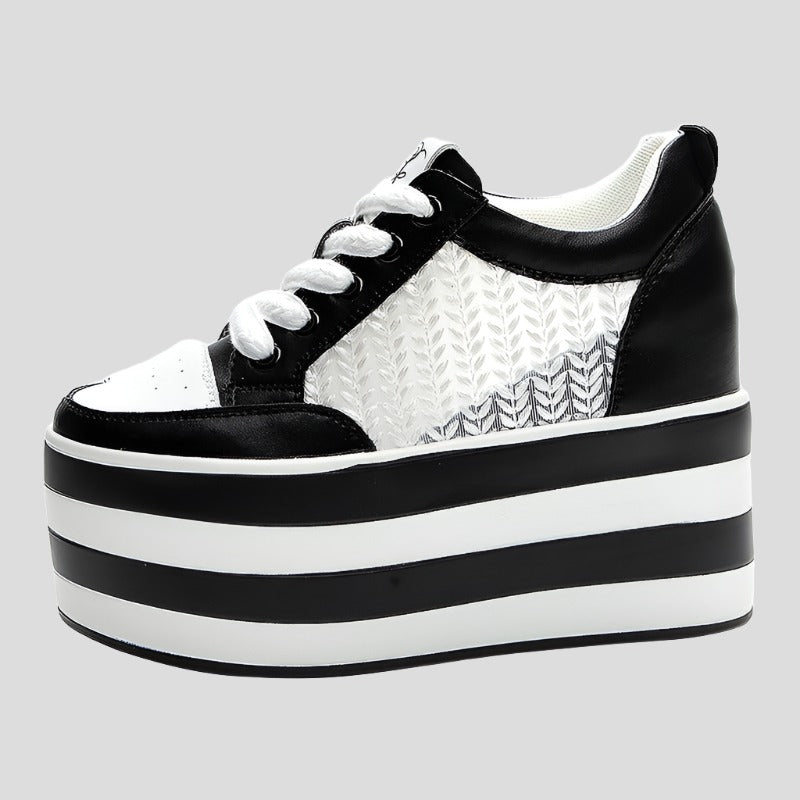 Platform Sneakers for Women - Mixed Colors Shoes Maxct