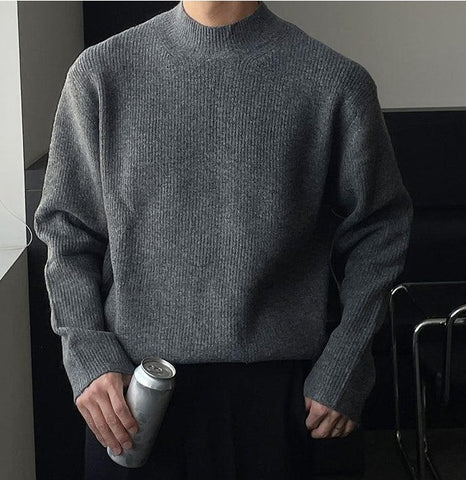Stand Collar Bottoming Sweater