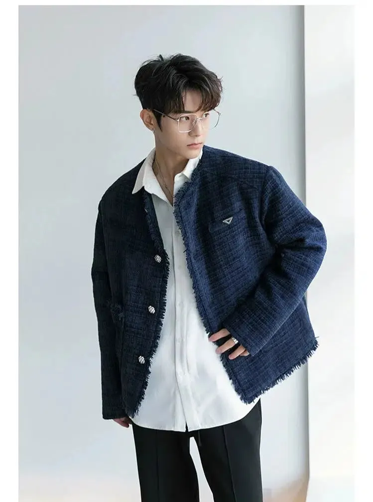 Maxct Raw Edge Tweed Jacket