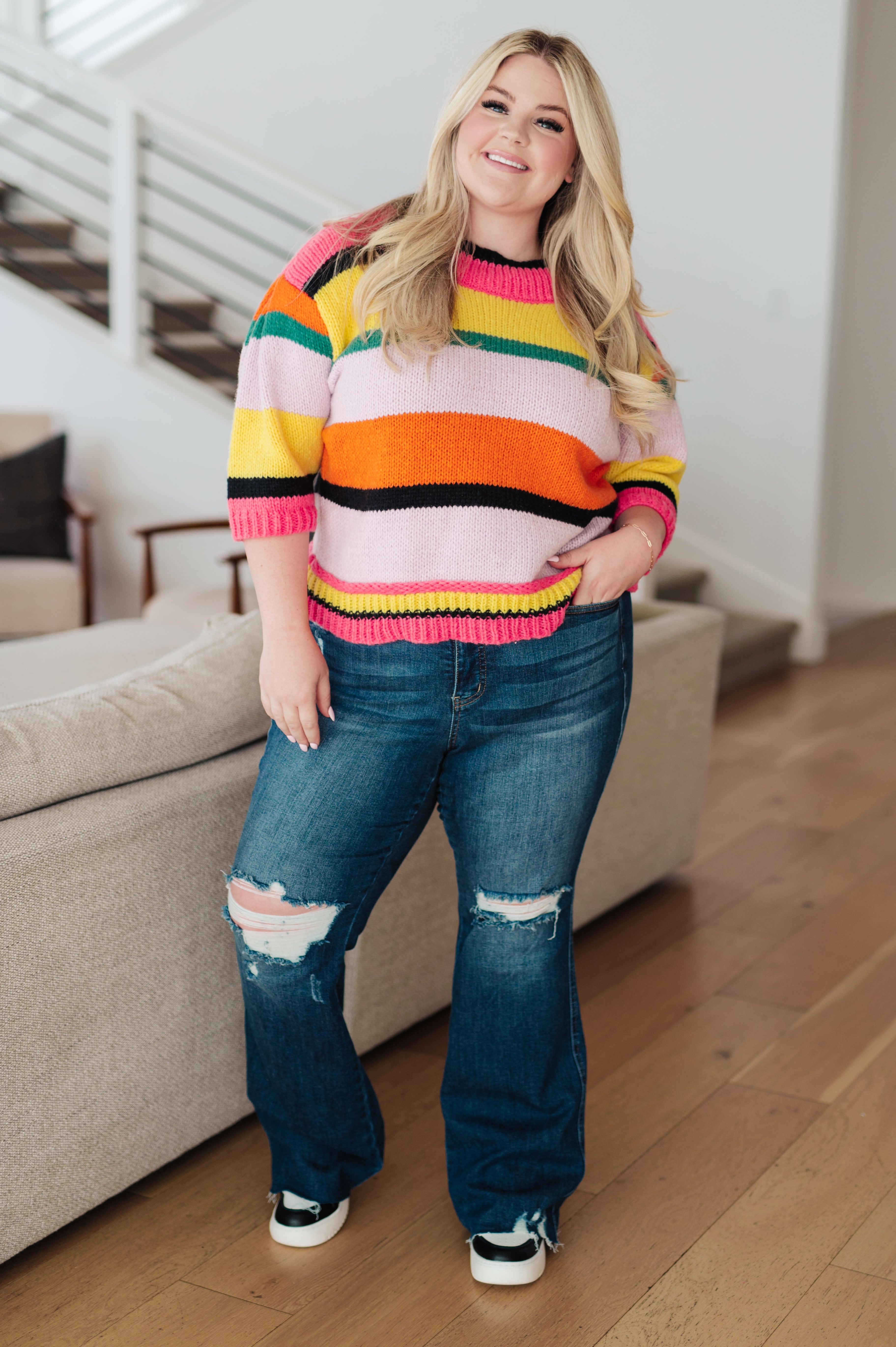 Maxct &Bright Side Striped Sweater