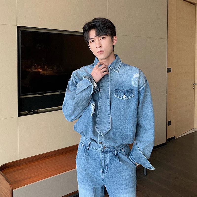 Maxct Denim Jacket & Jeans Set