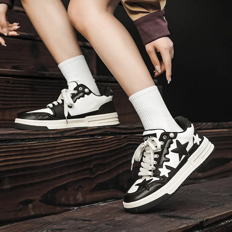 Retro Y2K Star Punk Hip-hop Skateboard Fashion Sneakers Unisex - true deals club