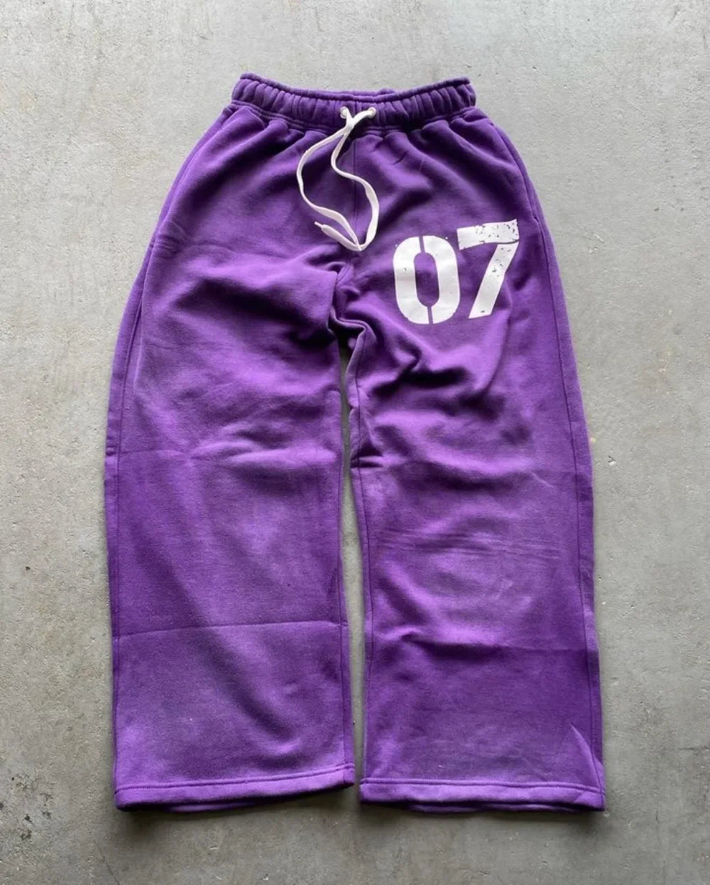 Maxct 90s Streetwear Woman Number Pants Y2k Harajuku Running Joggers Sport Casual Trousers Printed Pattern Fashion Hip Hop Street Sweatshirt Pocket 0830