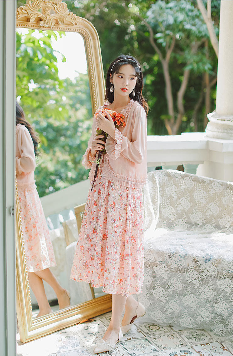 Tea Cup Floral Cami Dress Maxct