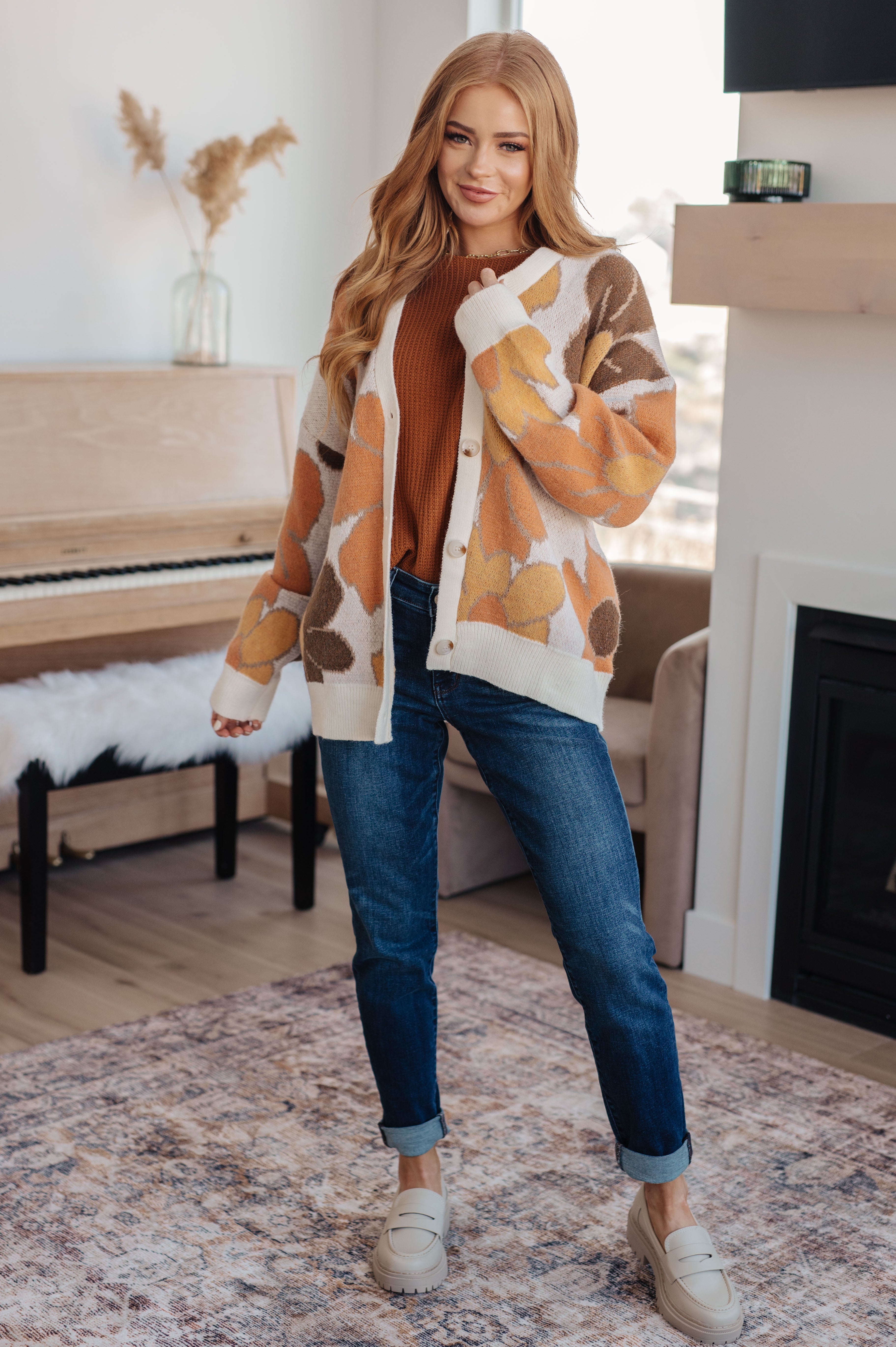 Maxct &Exquisitely Mod Floral Cardigan