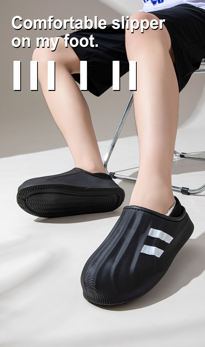 Unisex Waterproof Winter Sneaker Slippers - Non-Slip. Plush