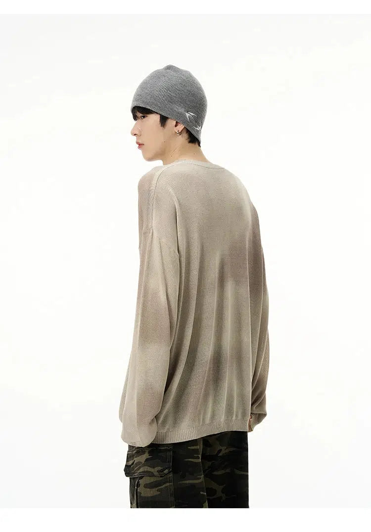 Maxct Lightweight Oversized Tie-dye Sweater