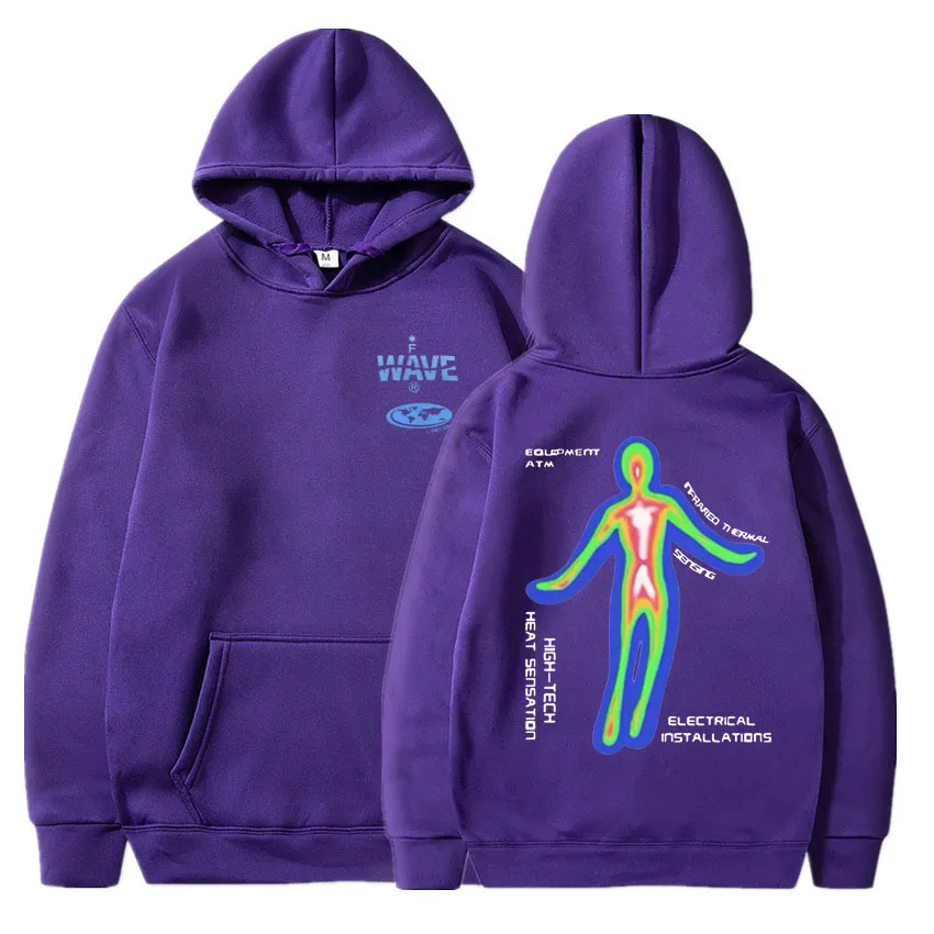 Unisex Thermal Graphic Print Hoodies - true deals club