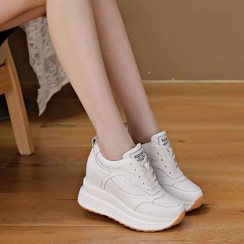 white platform sneakers - true-deals-club