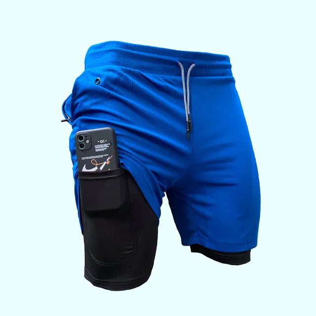 2-in-1 Running Shorts For Men Maxct