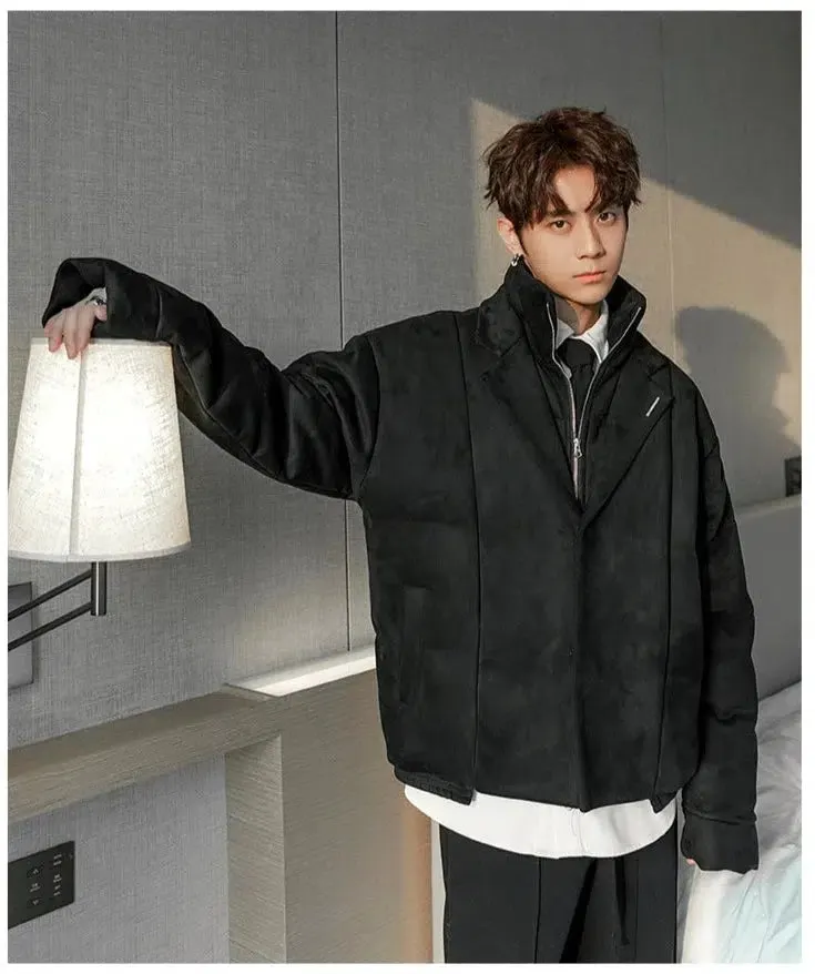 Maxct Filled Cotton Suede Two Piece Coat
