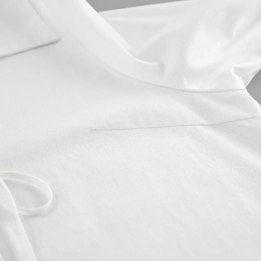 Hollow Out Lace Up White Cotton Linen Shirt Women's Long Sleeve Loose Casual Sexy Lapel Cardigan Top Female Summer new