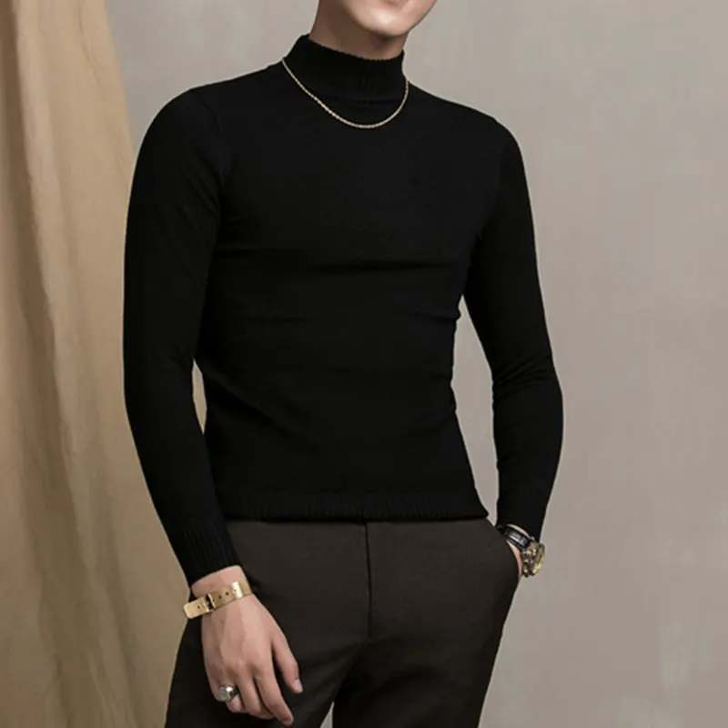Maxct Half High Neck Slim-fit Sweater
