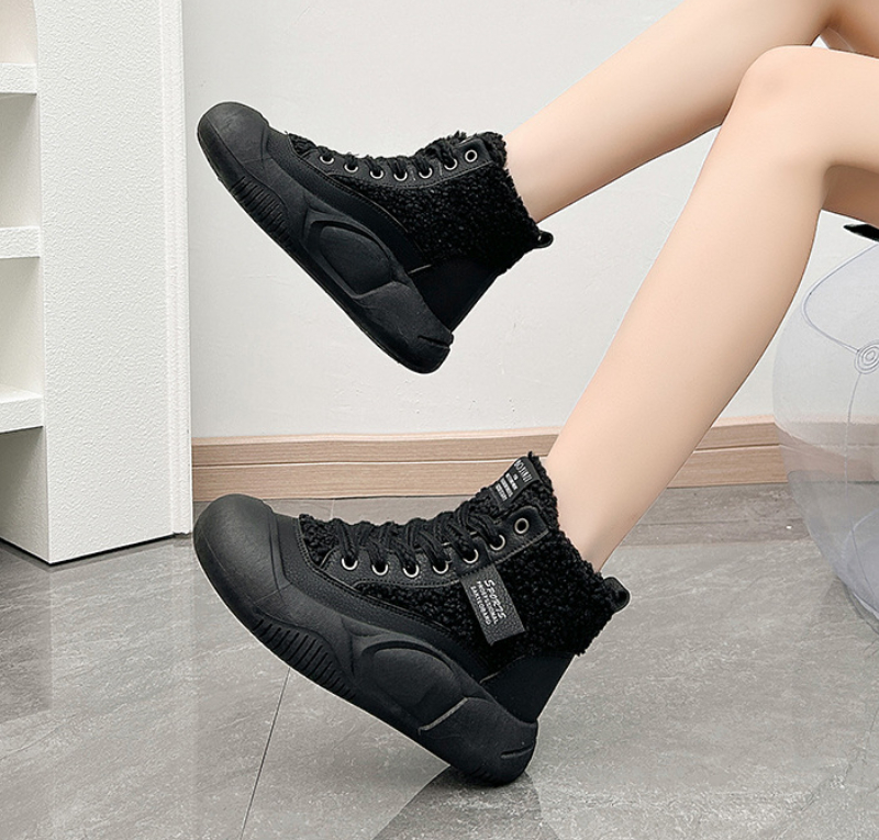 Winter Wonderland Plushies: Cozy Platform Snow Boots for Women - true deals club