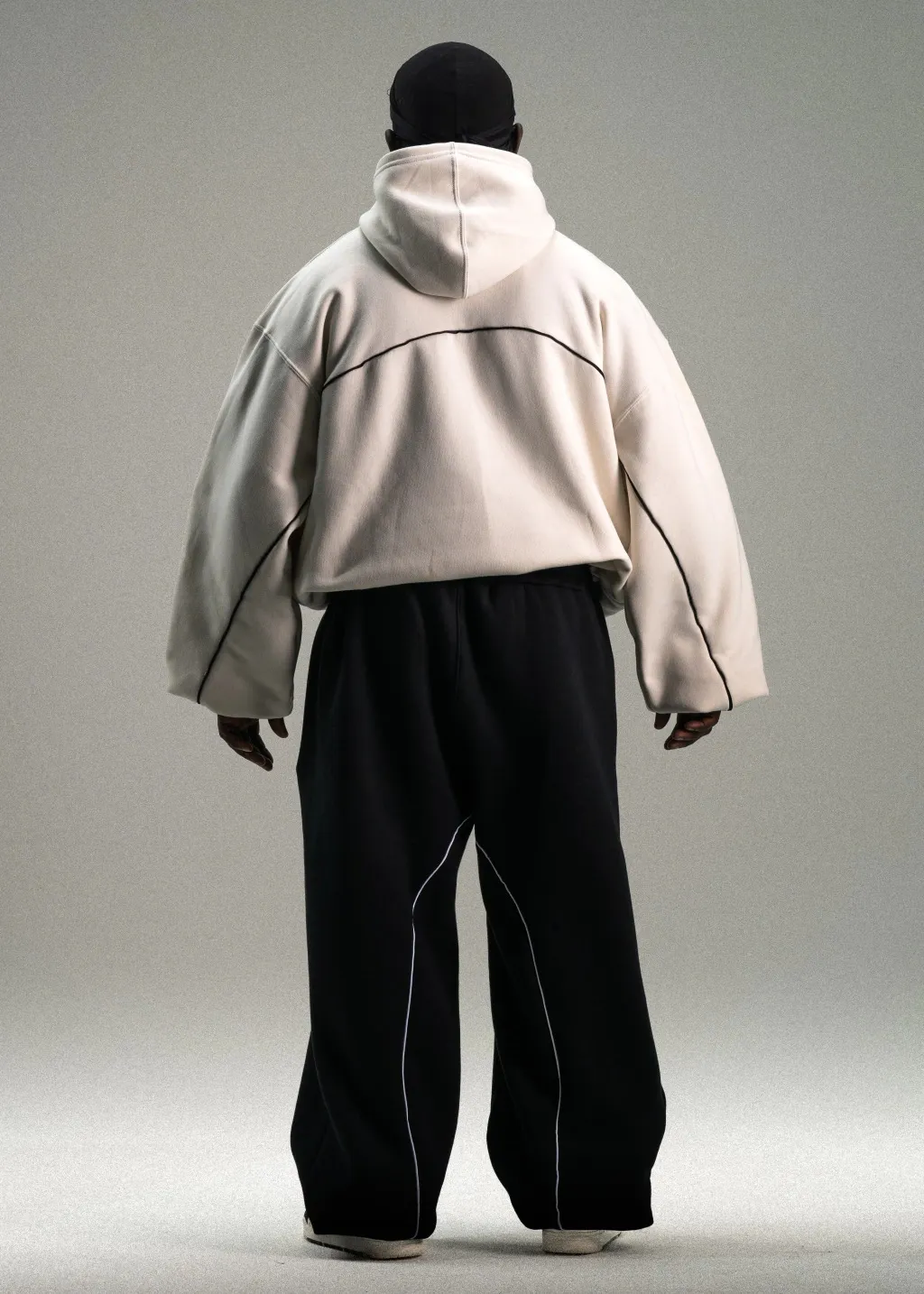 Y2k Winter Long Sleeved Hooded Sweatshirt With Color Blocking Patchwork Oversized Sweatshirt Streetwear Hip-Hop Rap Punk Outfit
