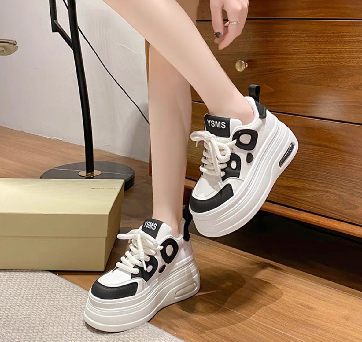 Chic Platform Sneakers for Women - Trendy. Comfortable and Stylish - true deals club