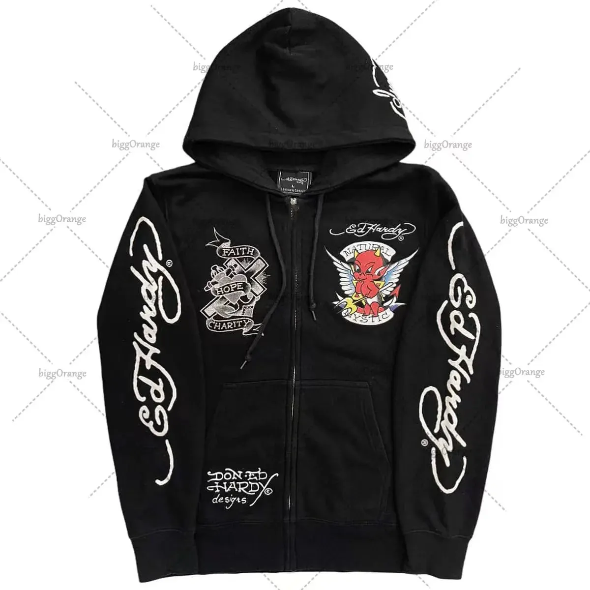 Maxct Y2K Hoodies Joker Casual Versatile Harajuku Style Zipper Sweatshirt Men Gothic Rock Skull Bones Oversized Hoodie Men Streetwear 1017