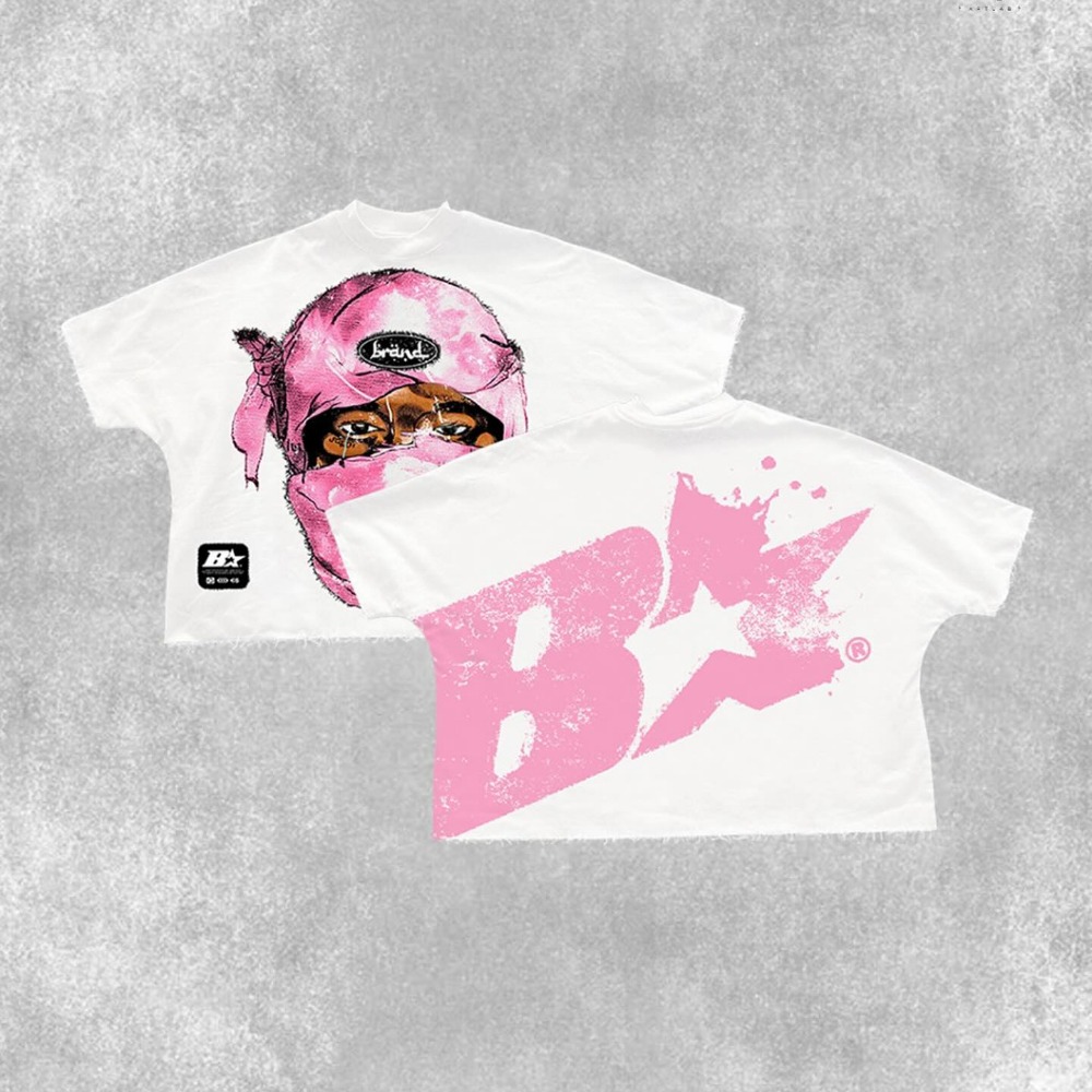 Streetwear Oversized Drop Sleeve T Shirts Men Women Harajuku Cartoon Characters Letter Graphic Print T Shirts Cotton Gothic Tops 1017