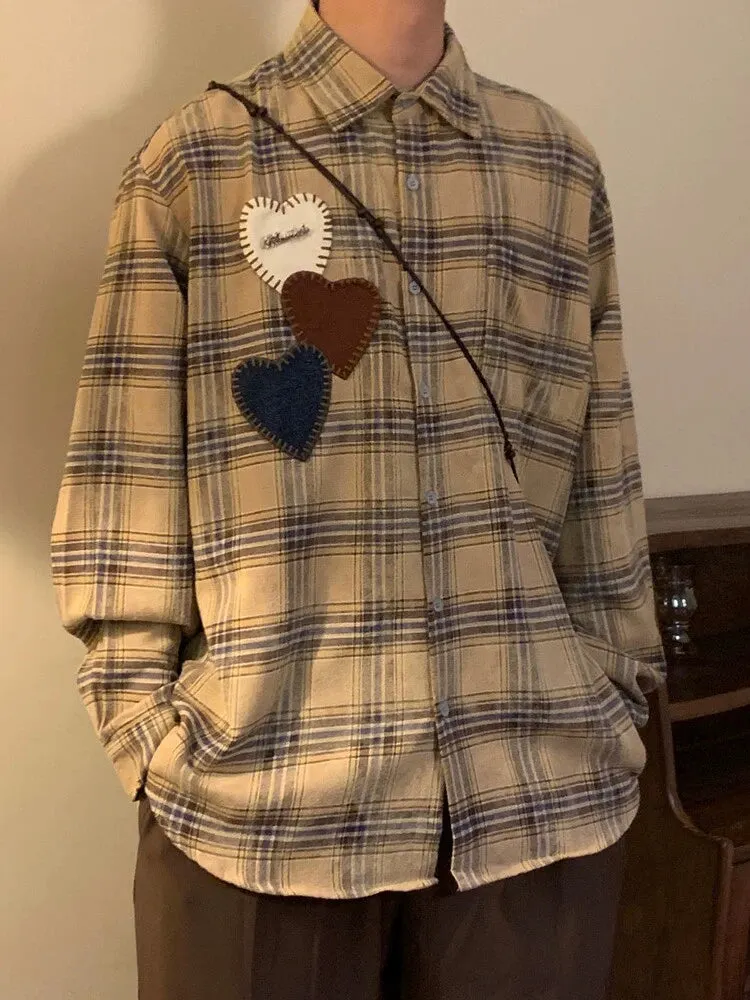 Nagawl Stitched Hearts Shirt Maxct