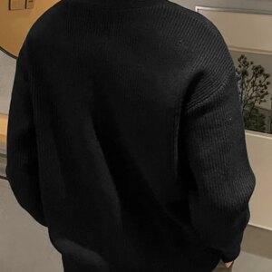 Maxct - Mens Solid Cable Knit Sweater
