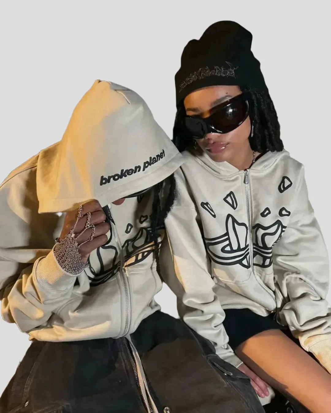 Broken Planet Hoodie - Unisex Oversized 3D for All Seasons Maxct
