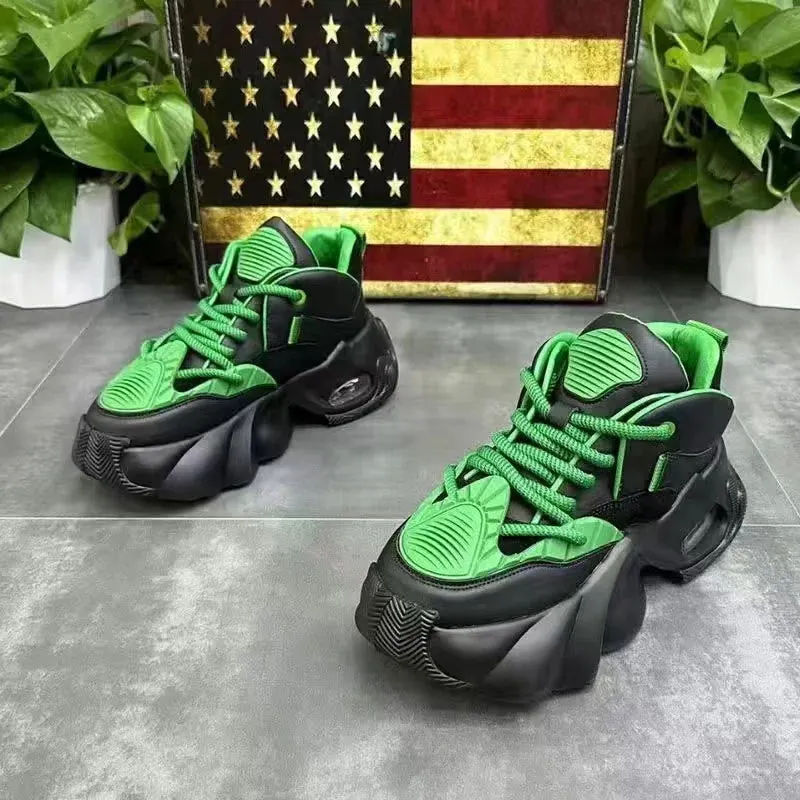 Trendy Thick Platform Sneakers for Men Maxct