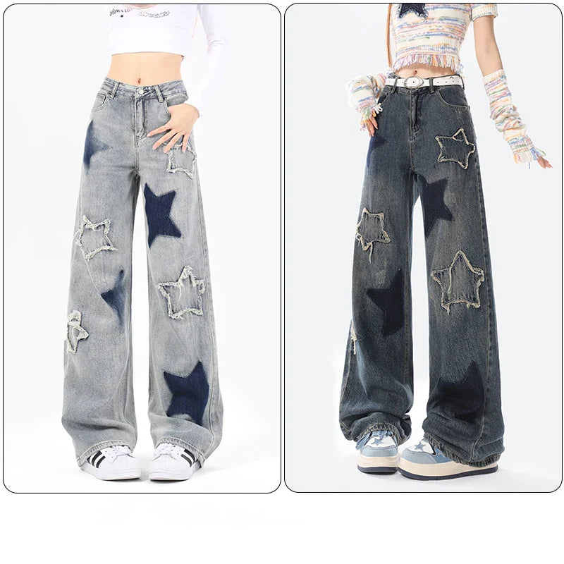 Baggy Jeans High Waist for Women Maxct