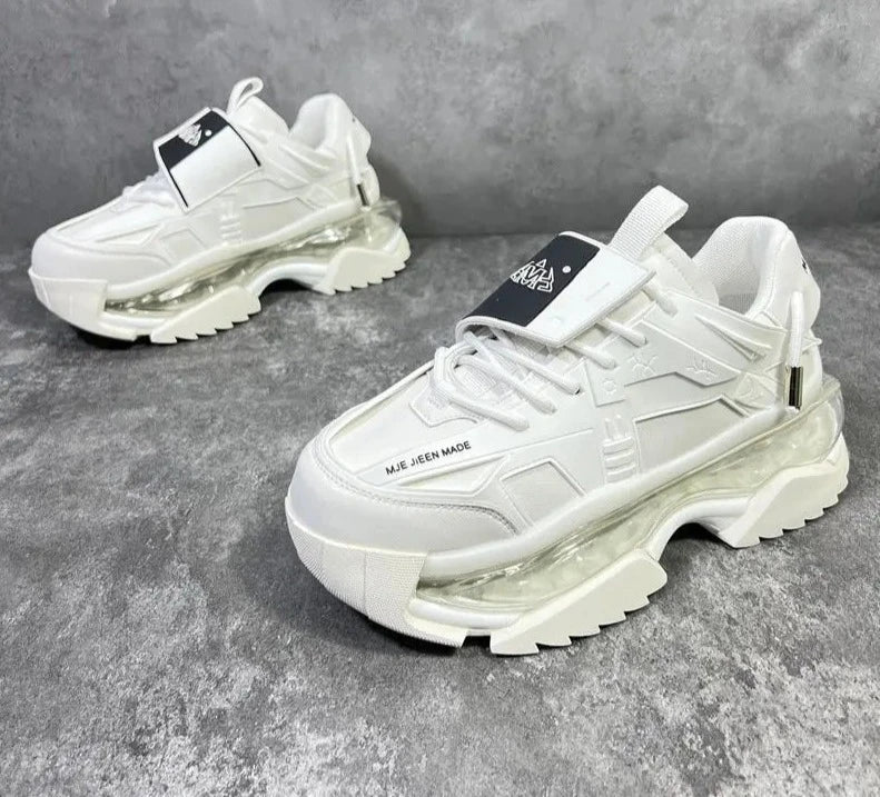 Height Increased Air Cushion Platform Sneakers for Men Maxct