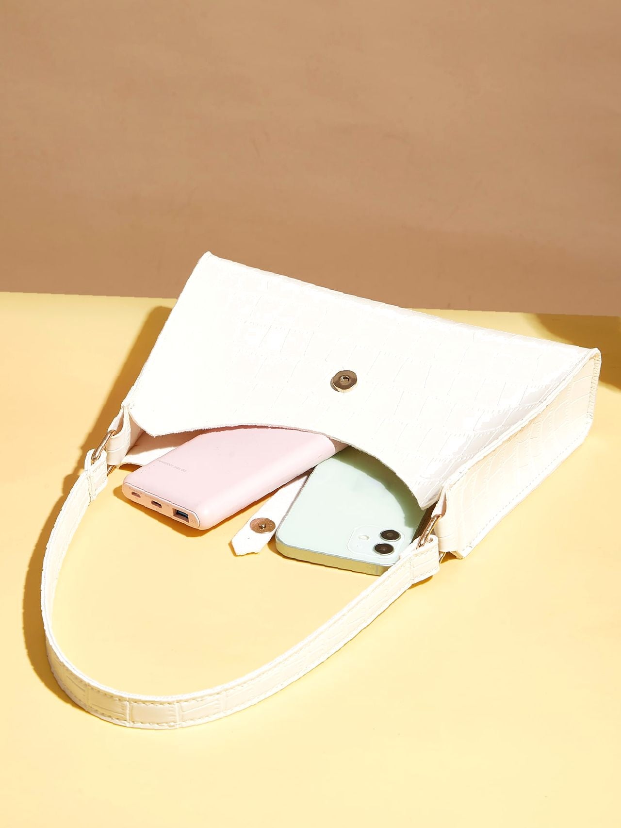 Bag For Love - Croc Embossed Square Bag  - Women Maxct Bags