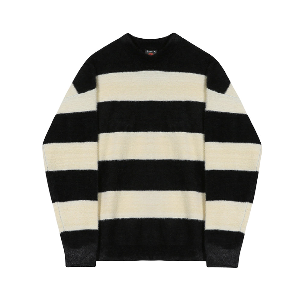 Maxct 5566 Knitted Stripe Pullover Sweater