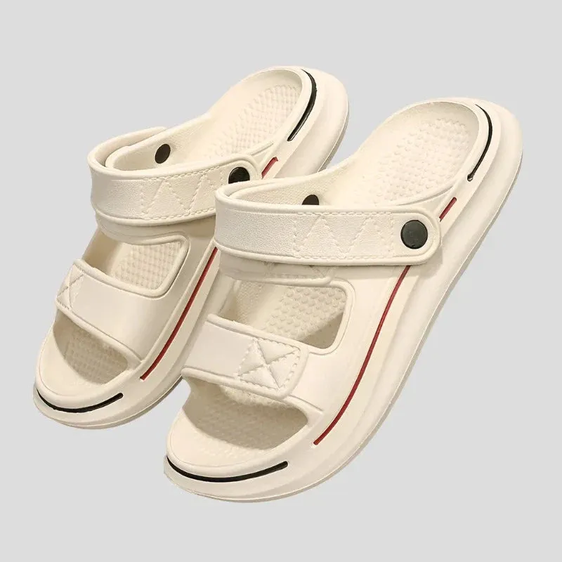 Summer Platform Slides Soft-Sole Unisex Beach Shoes Maxct