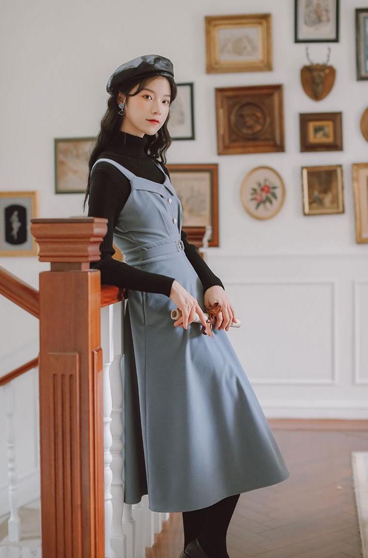 Corduroy Pearl Cami Midi Dress Maxct