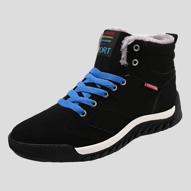 Cozy Winter Men's Snow & Hiking Boots Plush, Non-slip Maxct