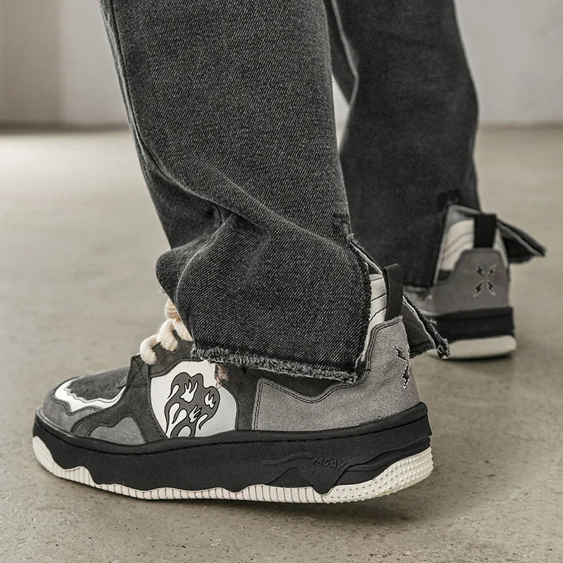 Punk Goth Volcano Sneakers Maxct