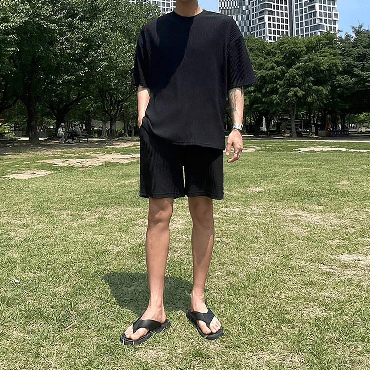 Maxct 9102 Pleated Shirt, Shorts, Pants